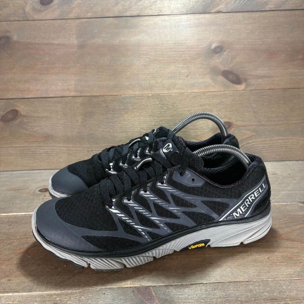 Merrell Bare Access Ultra Womens size 8.5 shoes Black Lace Up Running sneakers